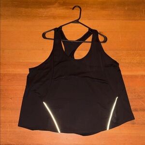 Fabletics Black Sports Bra with Reflective Accents